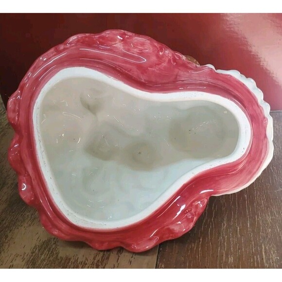 Fitz and Floyd ~ 2003 Retired Santa's Sleigh Christmas Cookie Jar In Box W/Box - Picture 8 of 10